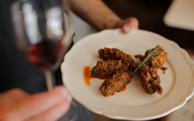 Pollo del Valdarno con i rocchini di sedano