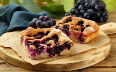 Schiacciata with grapes – Grape Pie