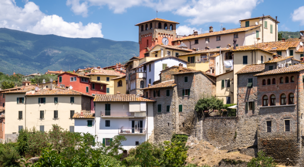 Loro Ciuffenna dall'alto